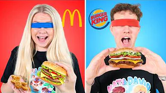 McDonald's VS Burger King! - Kan Vi Gætte Smagen?