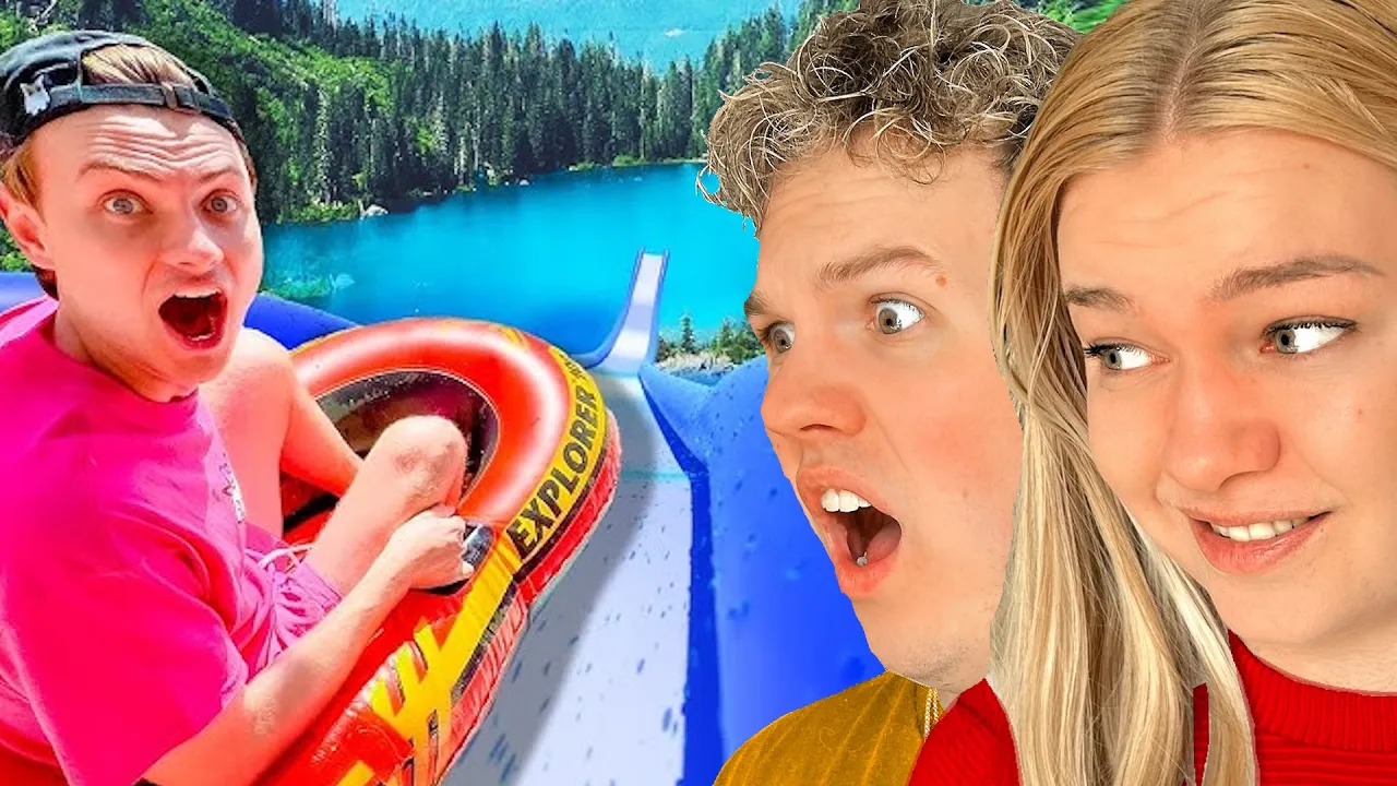 Folk der har bygget Vandrutsjebaner i Baghaven!