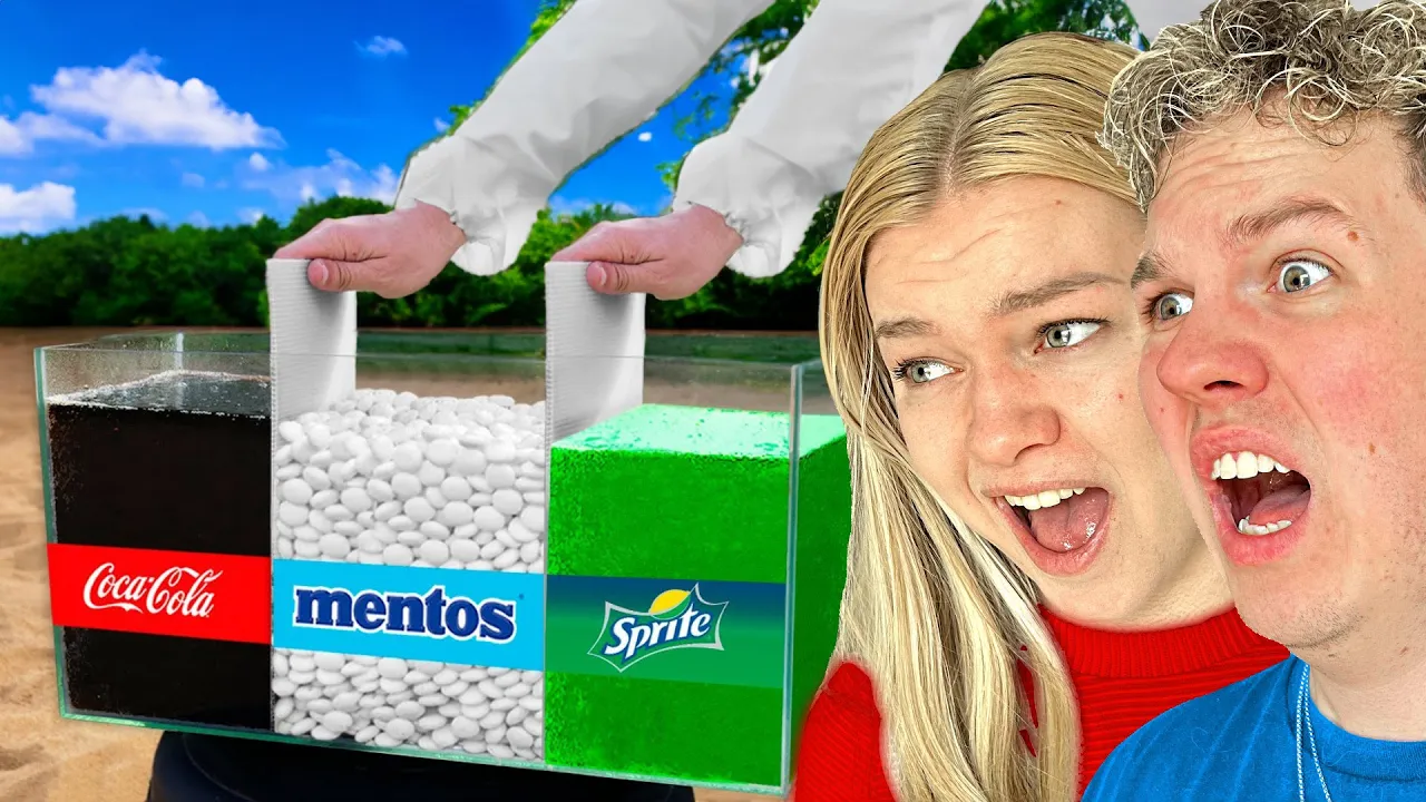 VILDESTE Mentos VS Cola Eksperimenter!