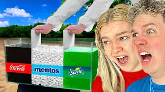 VILDESTE Mentos VS Cola Eksperimenter!