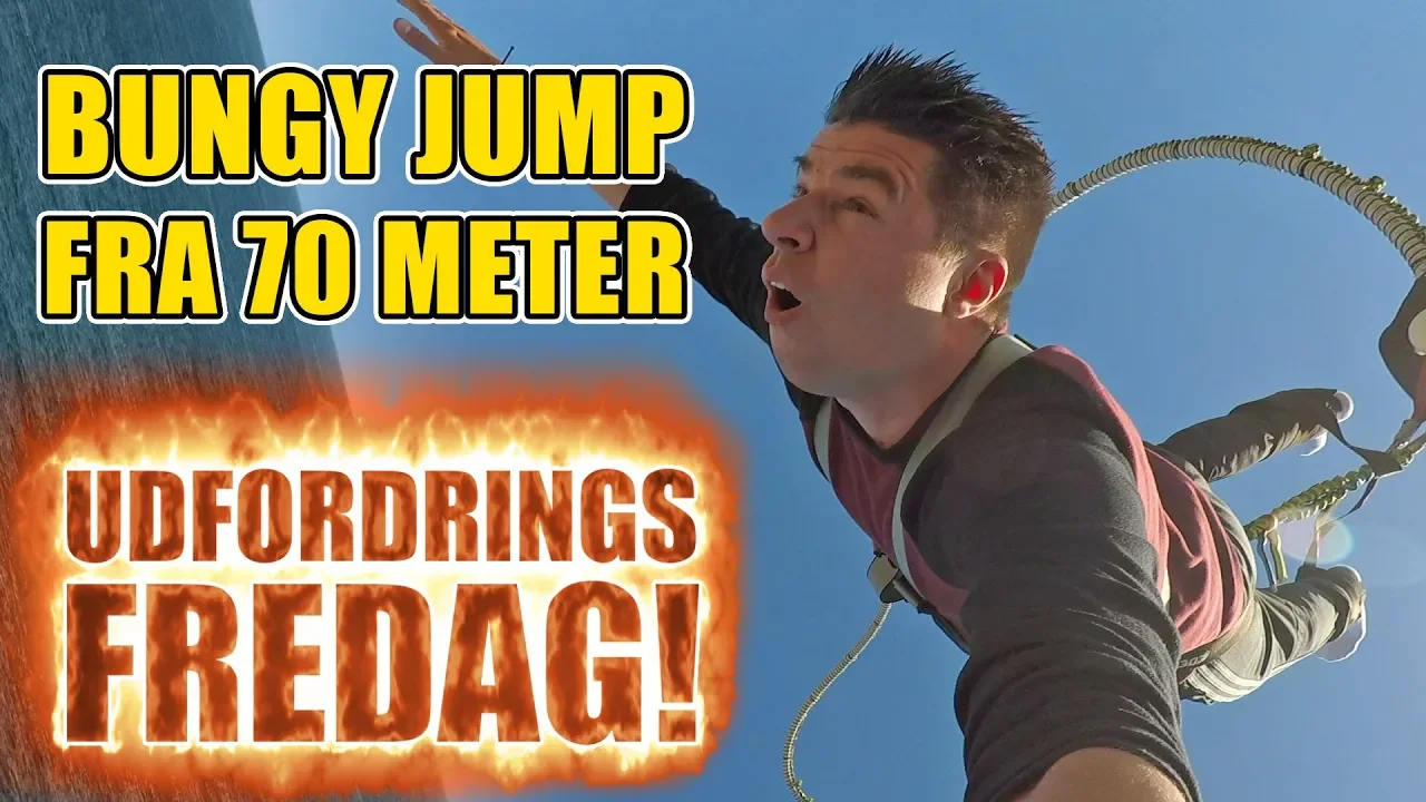 Udfordrings-fredag - Bungy Jump fra 70 meter!