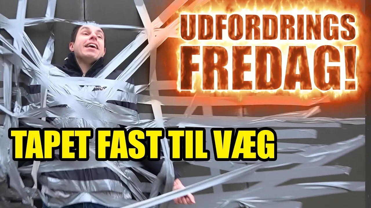 Udfordrings-fredag - Tapet fast til væg