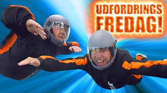 Udfordrings-fredag - flyver i vindtunnel