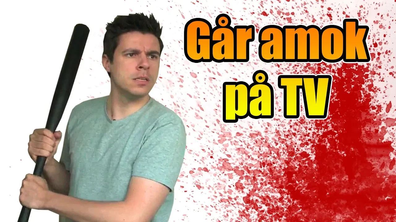 På TV om mit YouTube liv (sketch)