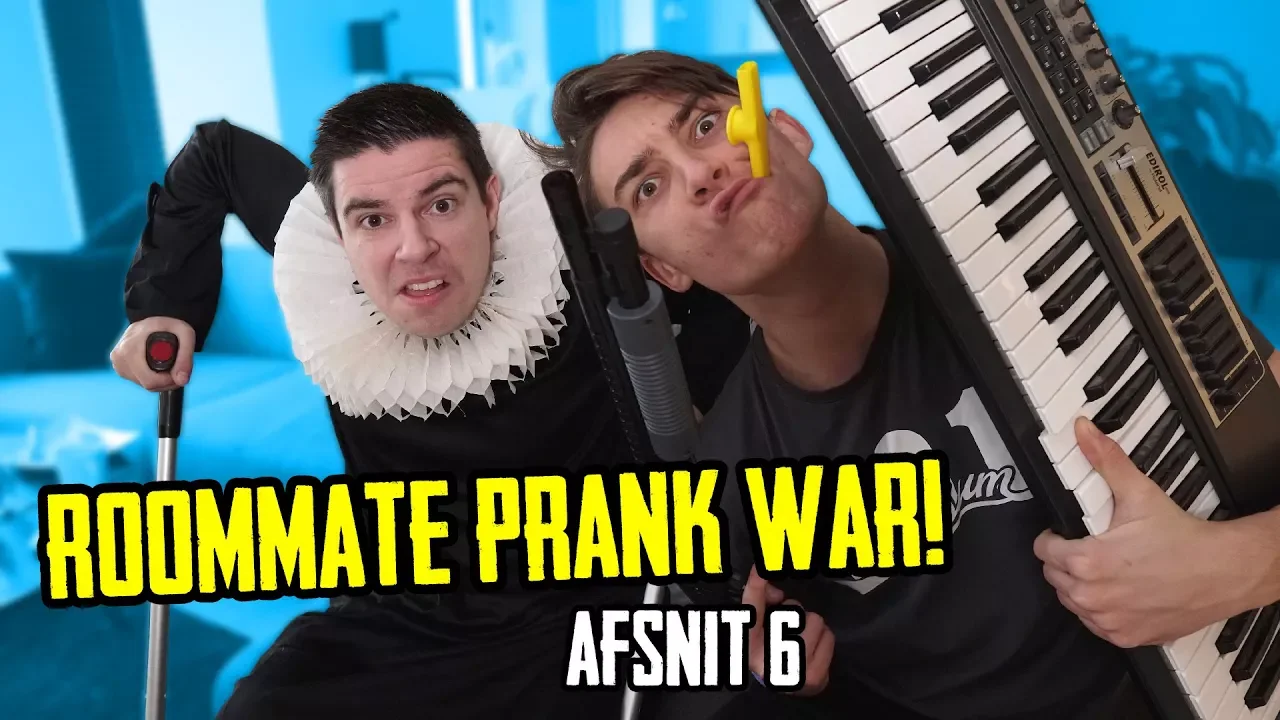 ULTIMATIV ROOMMATE PRANKWAR - Brækket ben og hjernerystelse // Afsnit 6