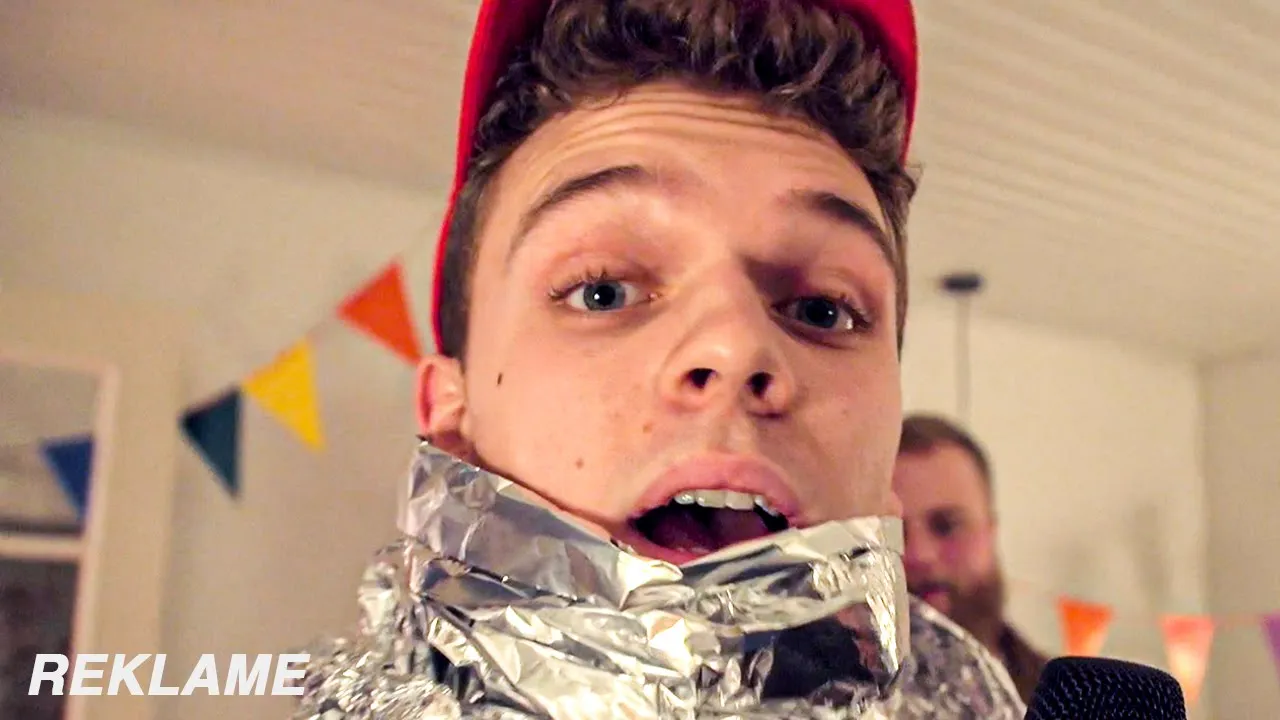 Jeg overrasker en fest!