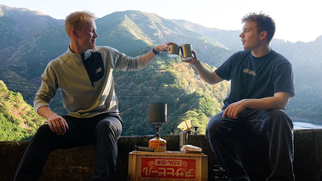 Laver 'kaffebar' i de Japanske Alper