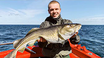 FANGER MIN FØRSTE TORSK