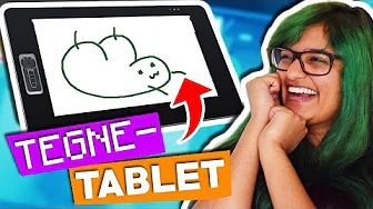 STOR 27" tegnetablet til Samrita! Cintiq 27QHD | vLog