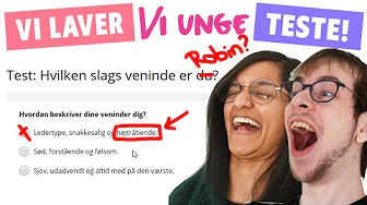 TAGER TØSE TESTS - Hvilken type veninde er Robin? 😲