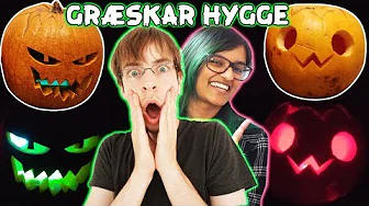 Vi skærer vores første græskar!