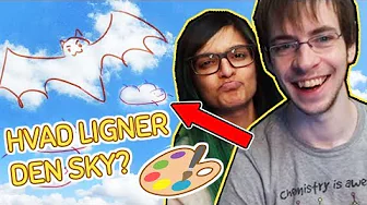 Monstre og numser i himlen? ☁️ | Tegner på skyer