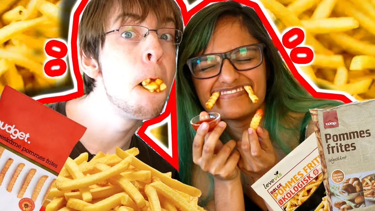 Pomfritter - Bølgeskåret | Blindsmagning