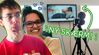 En dag med Robin & Samrita | Setup opgrade og Pizza!