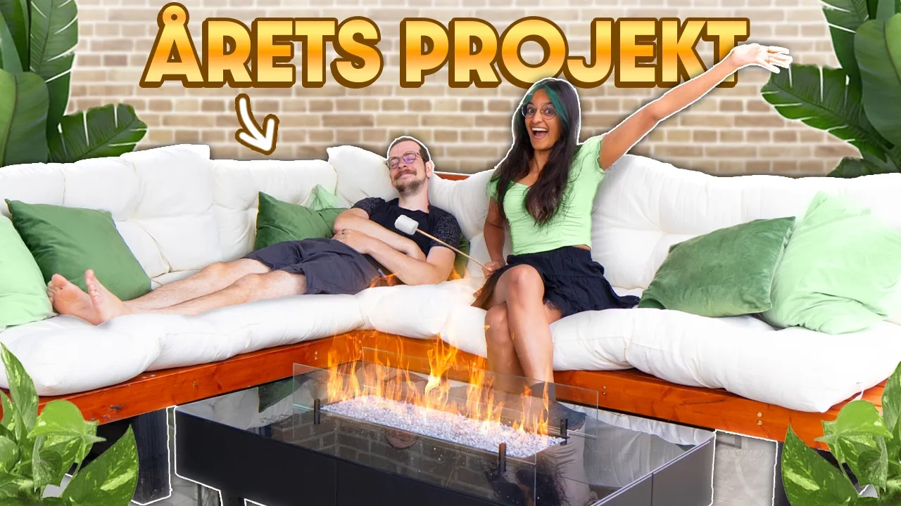 Sådan byggede vi vores HJEMMELAVET HAVESÆT 🏡🌱