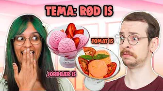 Kan vi lave is med TOMAT? 😭🍅 Og jordbær 🍓 - Ulækre Is desserter
