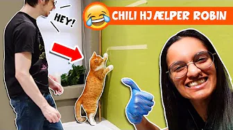 Robin vidste ikke jeg optog 😎 | Projekt Nørdehjem #6