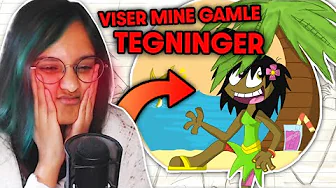 VISER MINE GAMLE TEGNINGER 🎨