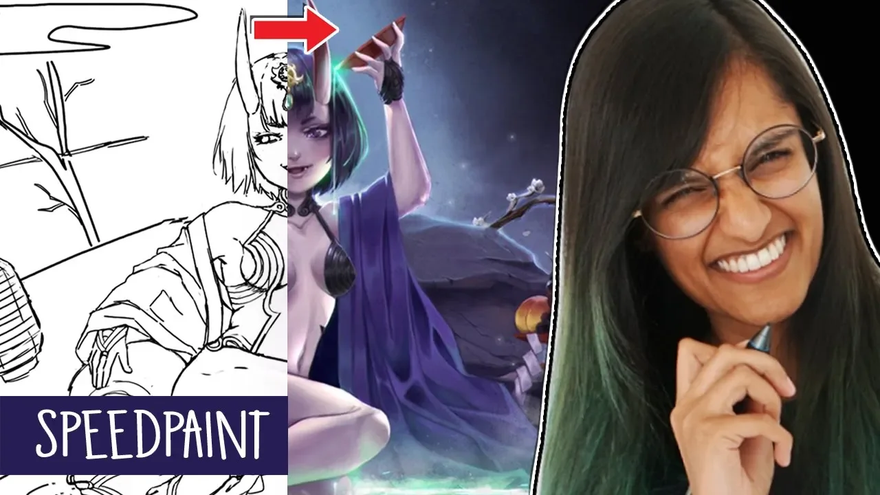 Jeg TEGNER fan art! 🎨 (Speedpaint)