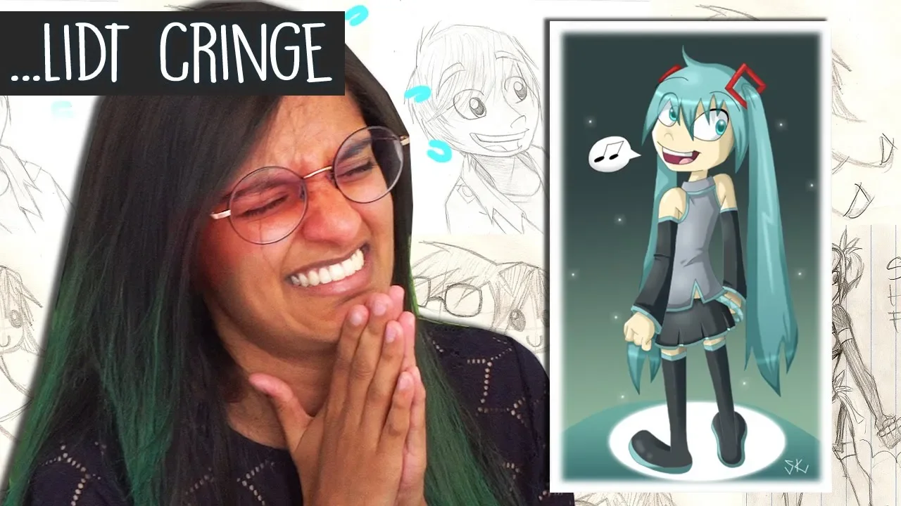 VISER MINE GAMLE TEGNINGER 🎨 (Pinligt)