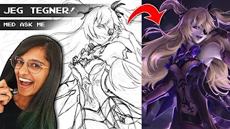 Q&A med Samrita, IMENS JEG TEGNER 🎨