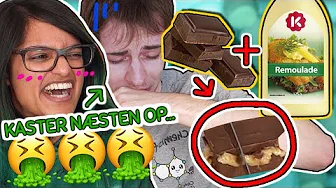 Vi kaster næsten op af Ulækre Chokoladebarer! 🤮