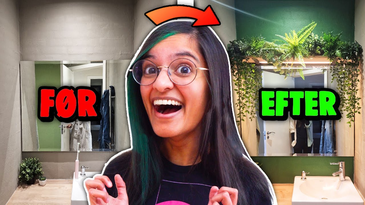 JEG GIVER VORES BADEVÆRELSE EN MAKEOVER - Projekt Nørdehjem