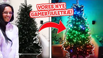 Gamer jule pynt og nyt familiemedlem 🎄✨ | Projekt Nørdehjem #11