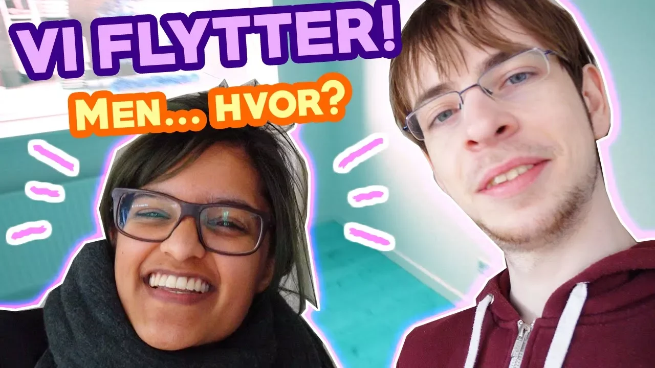 VI FLYTTER! Men hvor hen? | Flytte vLog 2018 #1
