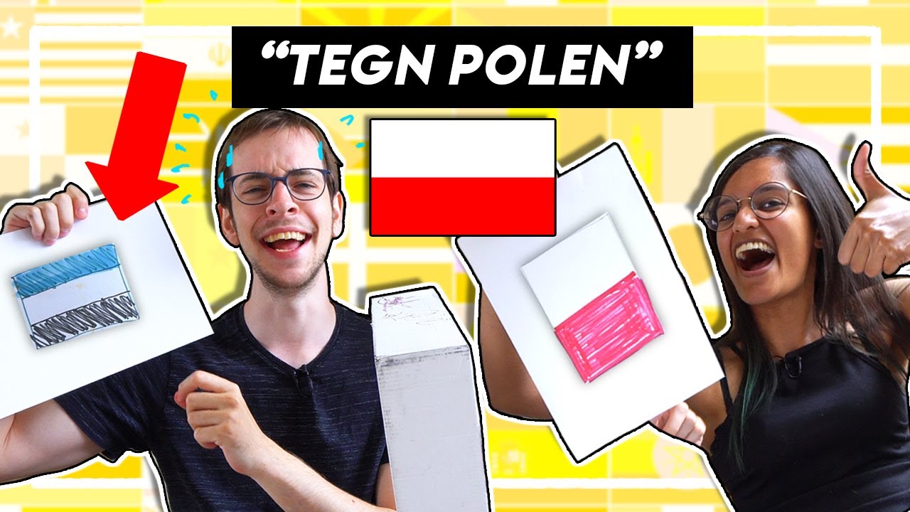 Hvem kan tegne flest af JERES flag? #2 🤯