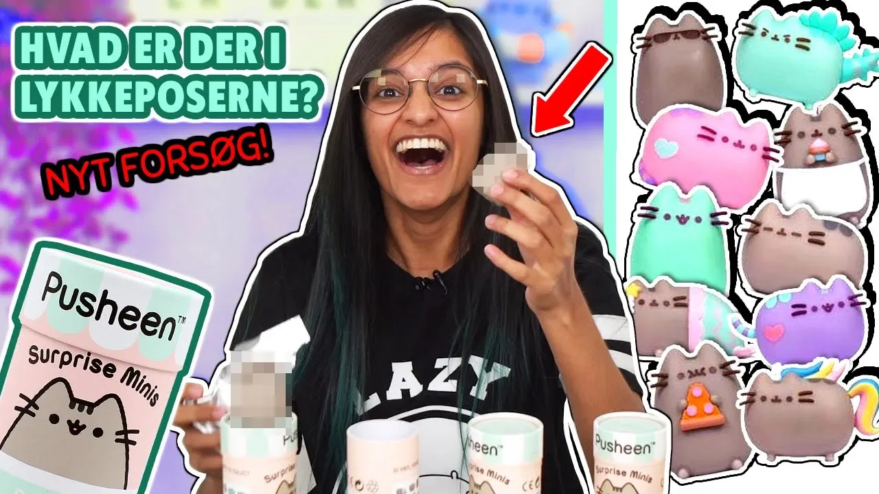 Åbner FLERE PUSHEEN lykkeposer 😍!