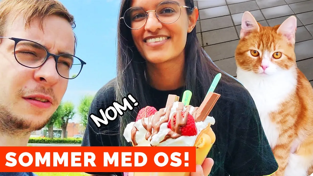 En dag med Robin & Samrita - til stranden og nye havemøbler!