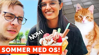En dag med Robin & Samrita - til stranden og nye havemøbler!