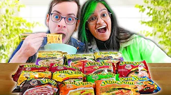 Vi spiser ALLE YUMYUM NUDLER! - Tierlist