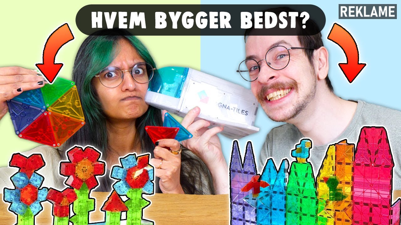 Hvem Bygger Bedst med Magna-Tiles?