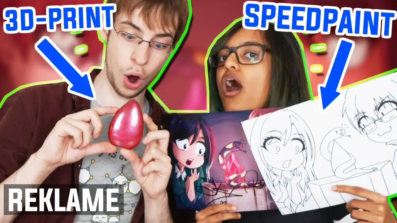 VIND super unik tegning og 3D print!