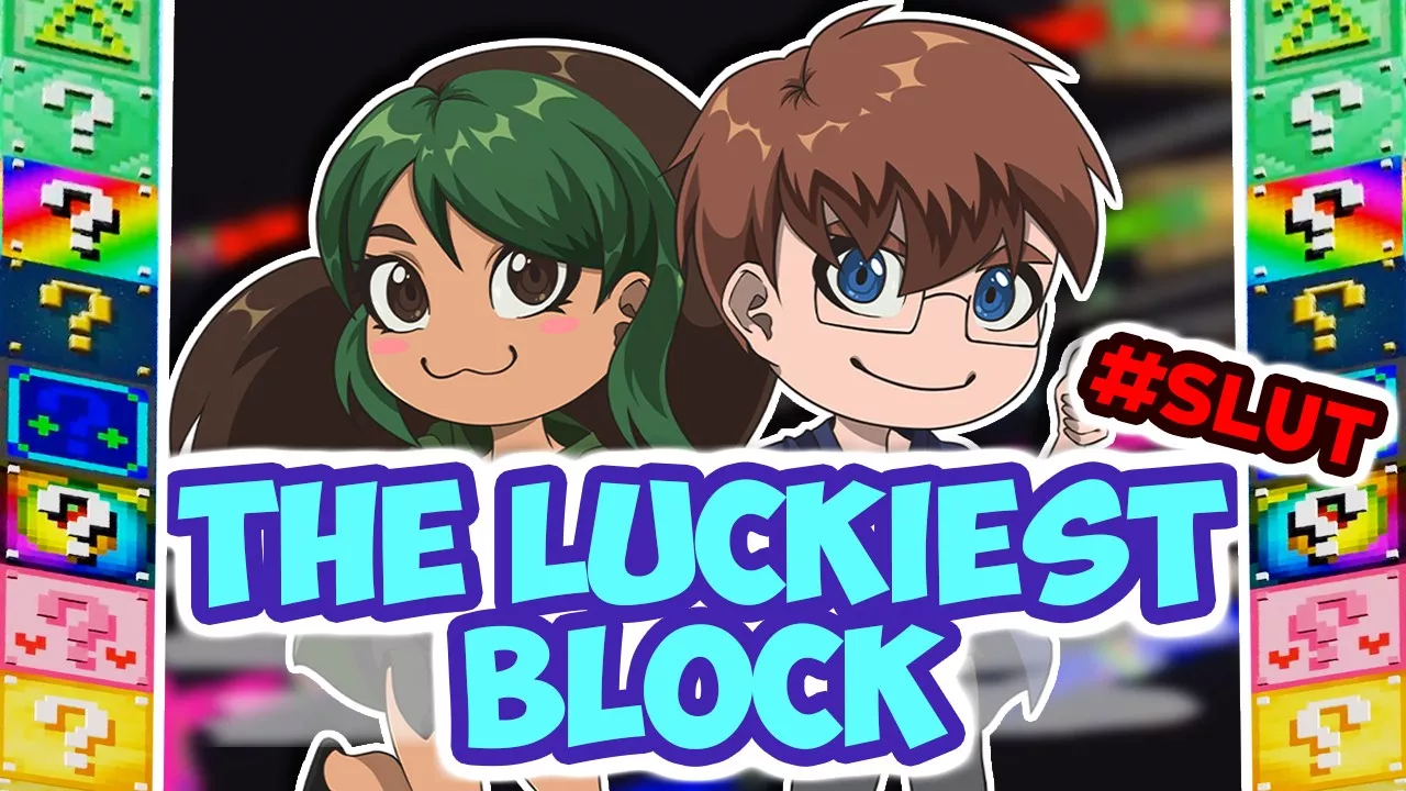 SAMMIE SLÅR HEROBRINE - Lucky Block Race - The Luckiest Block #FÆRDIG