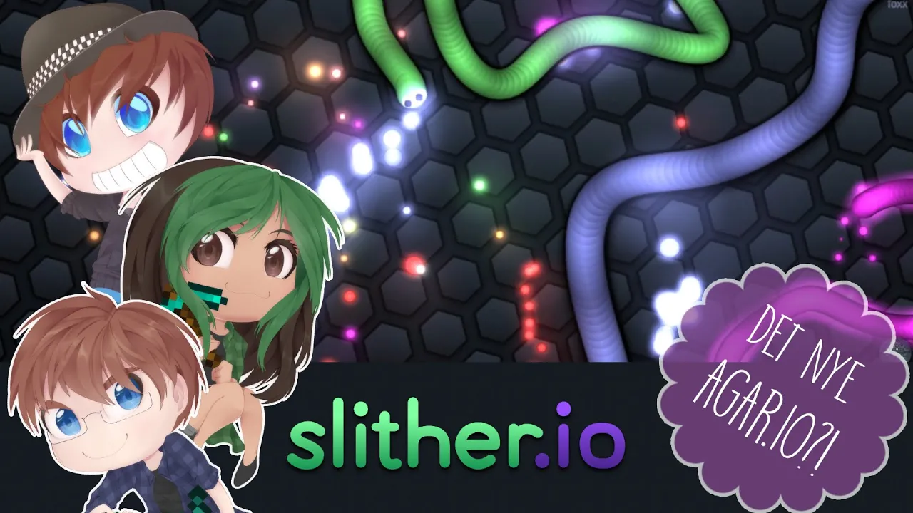 DET NYE AGAR.IO!? | Slither.io m Lasse Vestergaard