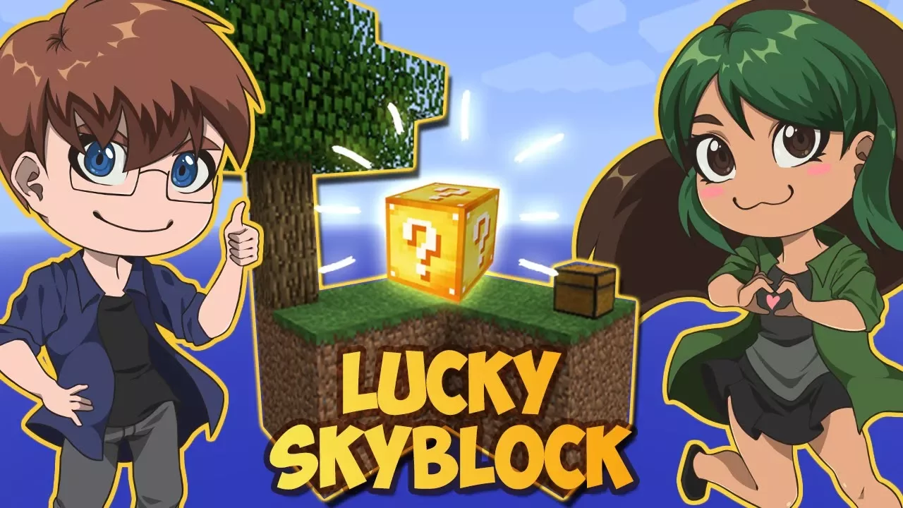 Lucky Skyblock - Minecraft Ekspeditionen