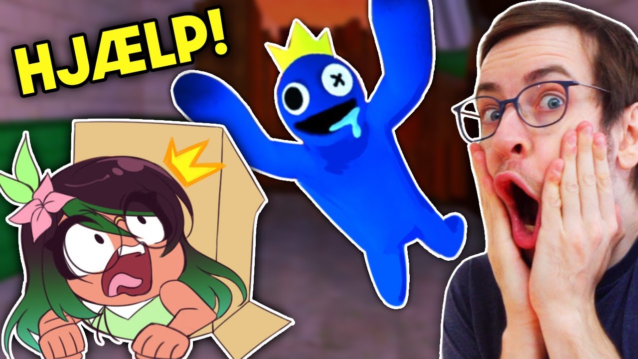 VI BLIVER JAGTET AF RAINBOW FRIENDS I ROBLOX 😲