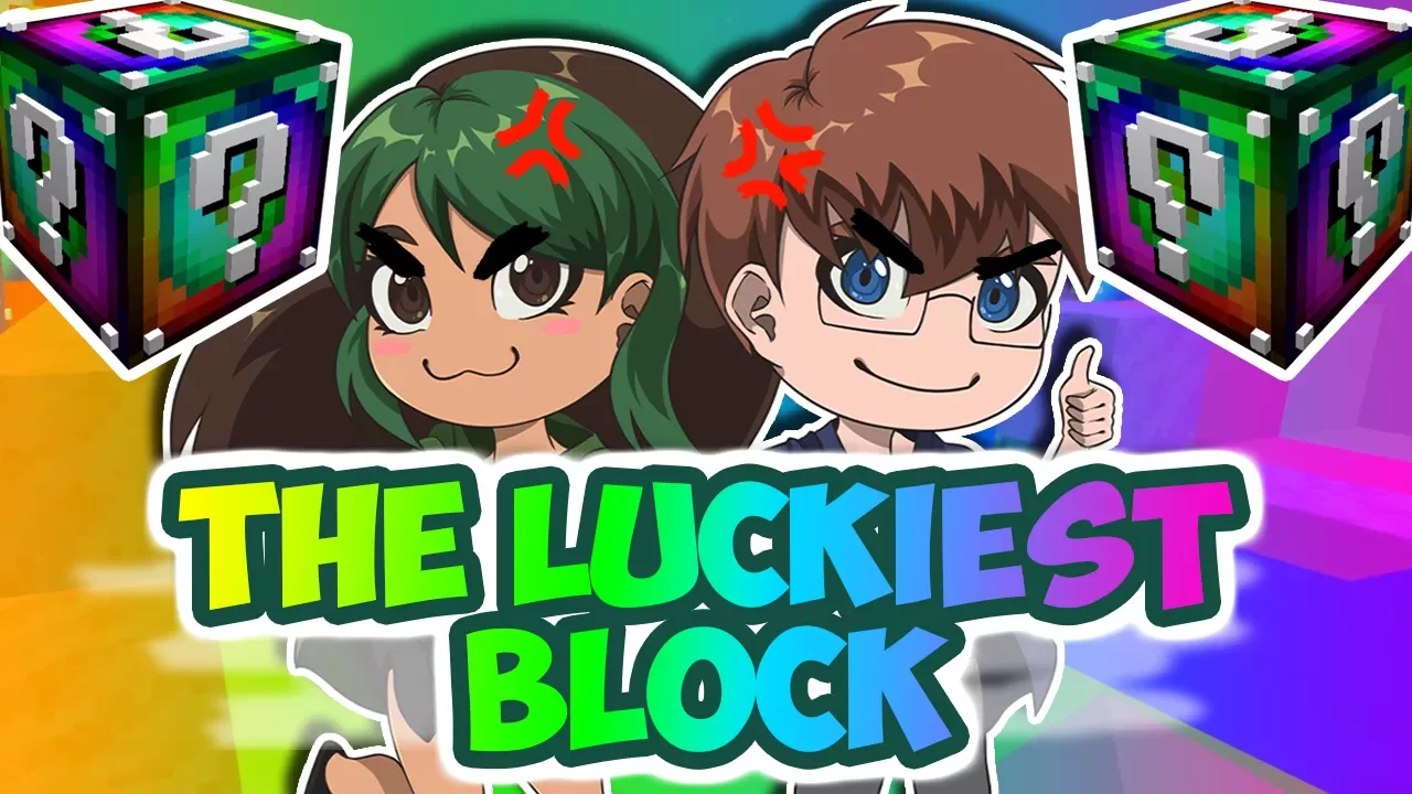 ROBIN ER EN DÅRLIG TABER - Lucky Block Race - The Luckiest Block #4