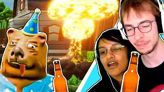 FULD Far ØDELÆGGER festen | Drunken Dad Simulator med RobinSamse