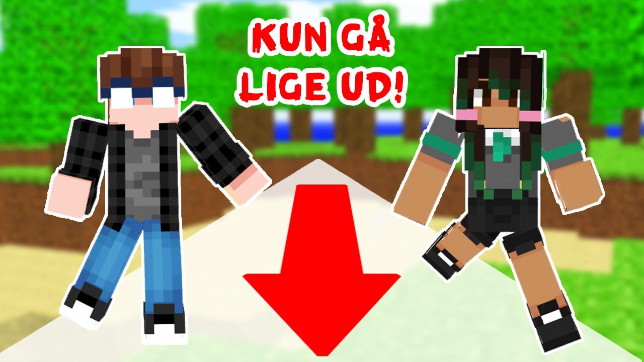 Vi må kun gå ligeud! - Minecraft Challenge