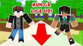 Vi må kun gå ligeud! - Minecraft Challenge