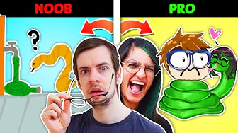 HVEM KAN TEGNE DEN BEDSTE SLANGE? - Roblox Speed! Draw!