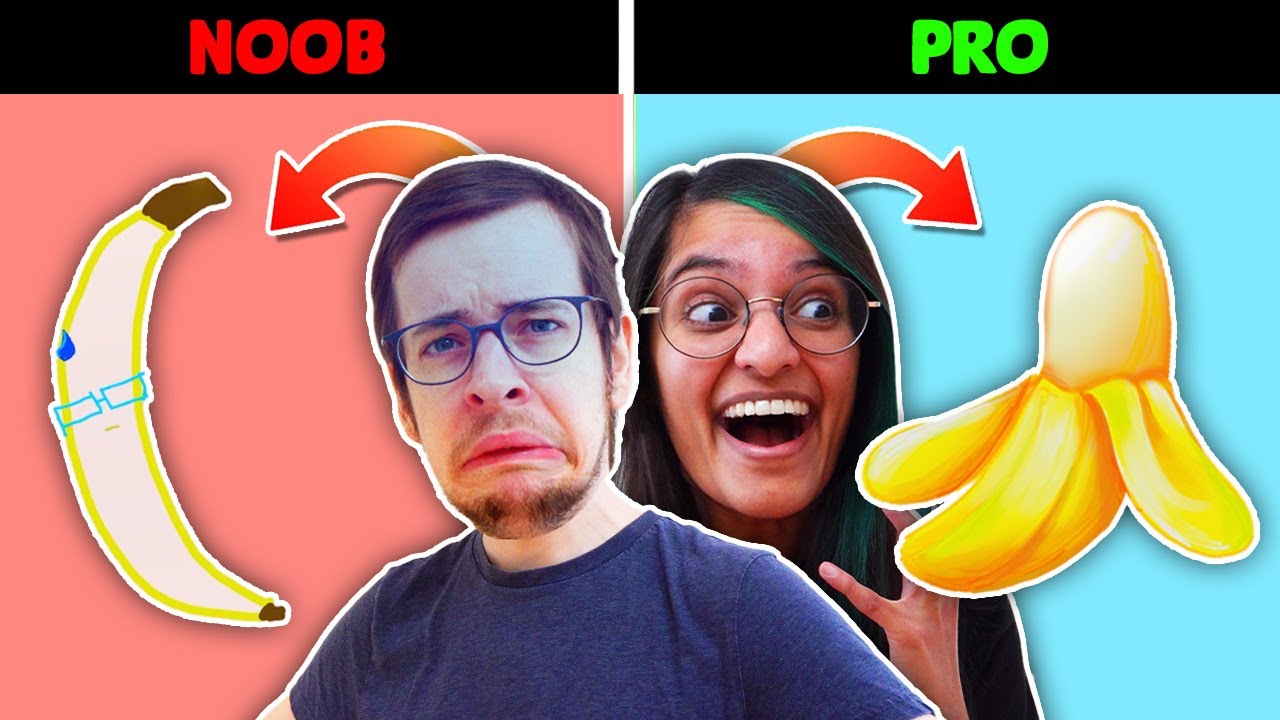 HVEM KAN TEGNE DEN BEDSTE BANAN? 🍌  - Roblox Speed! Draw!