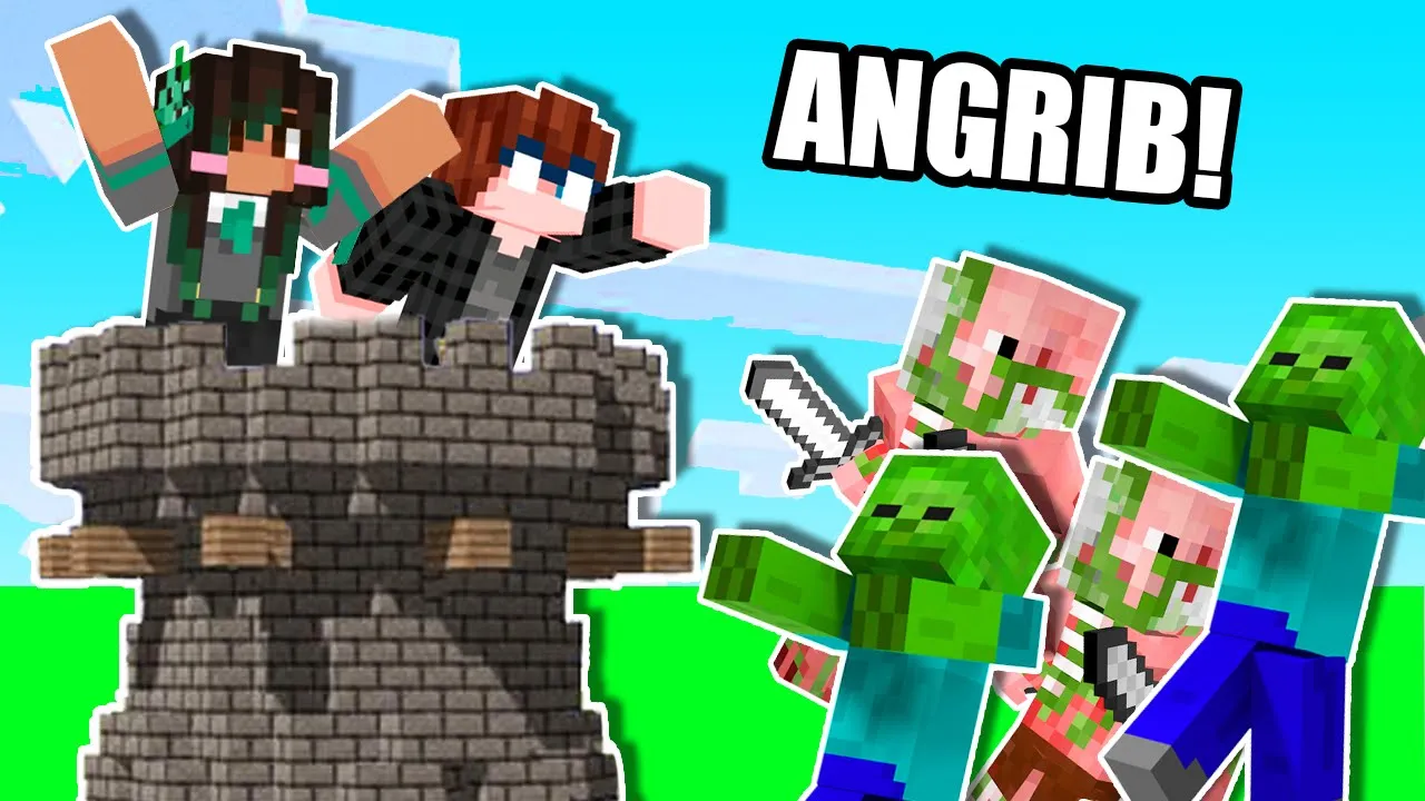 Minecraft.. Men det er TOWER DEFENCE 😲