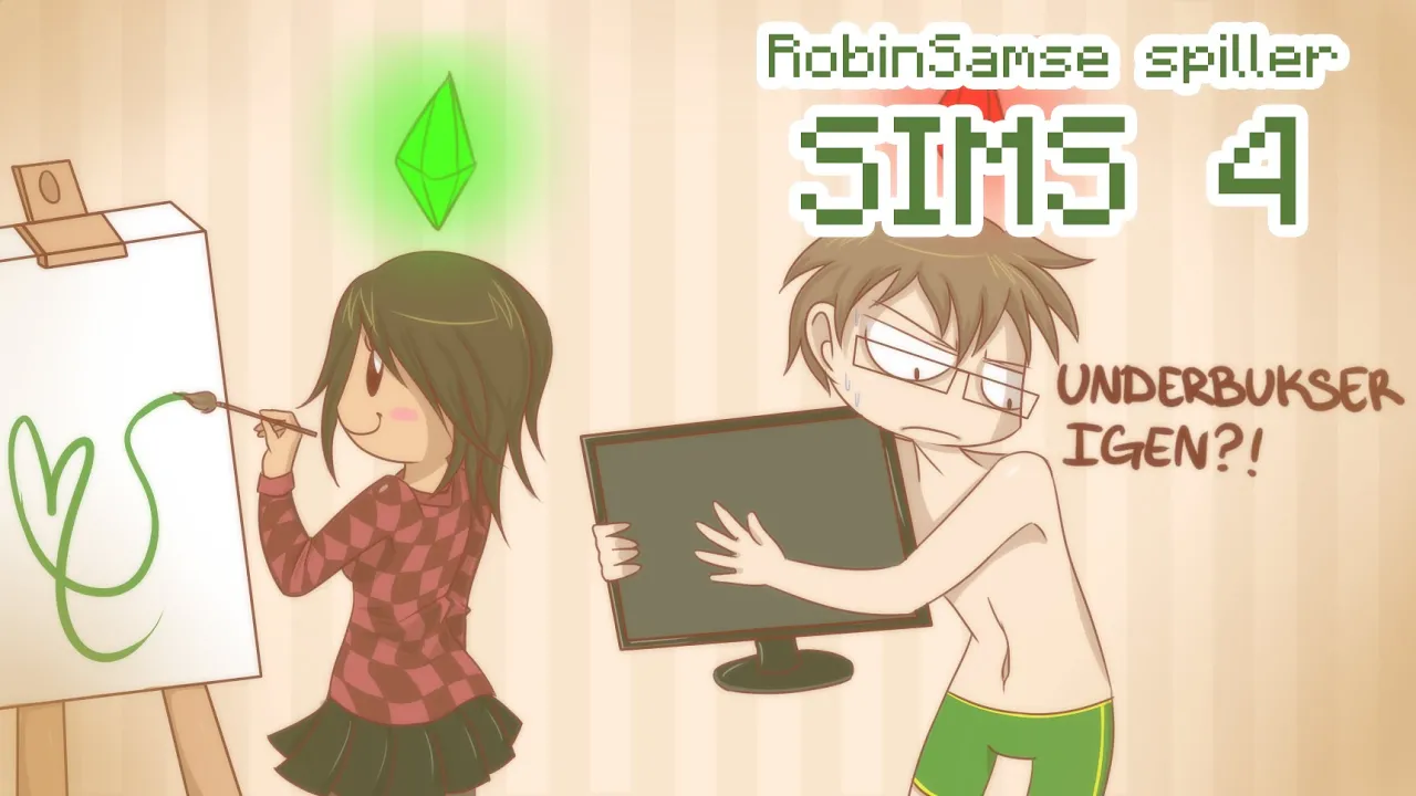 RobinSamse spiller Sims 4 - Del 3