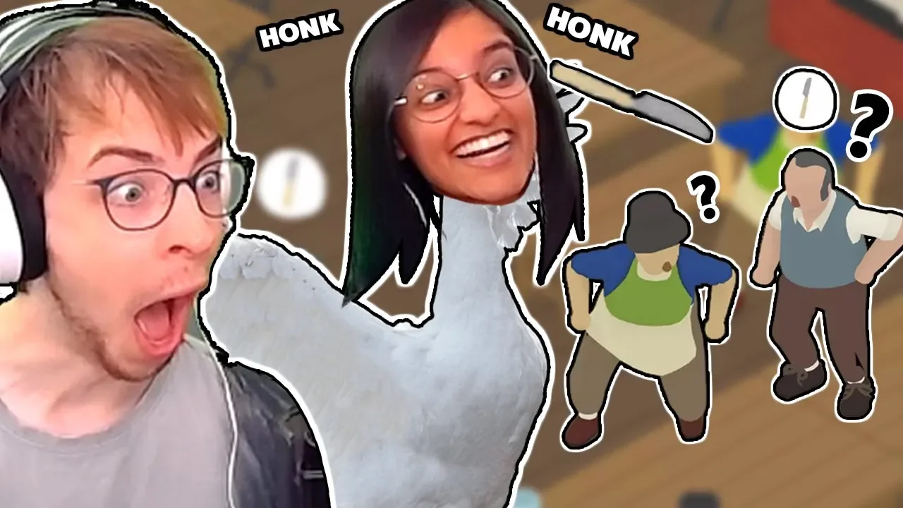 Gåsen skaber KAOS i baren! | Untitled Goose Game