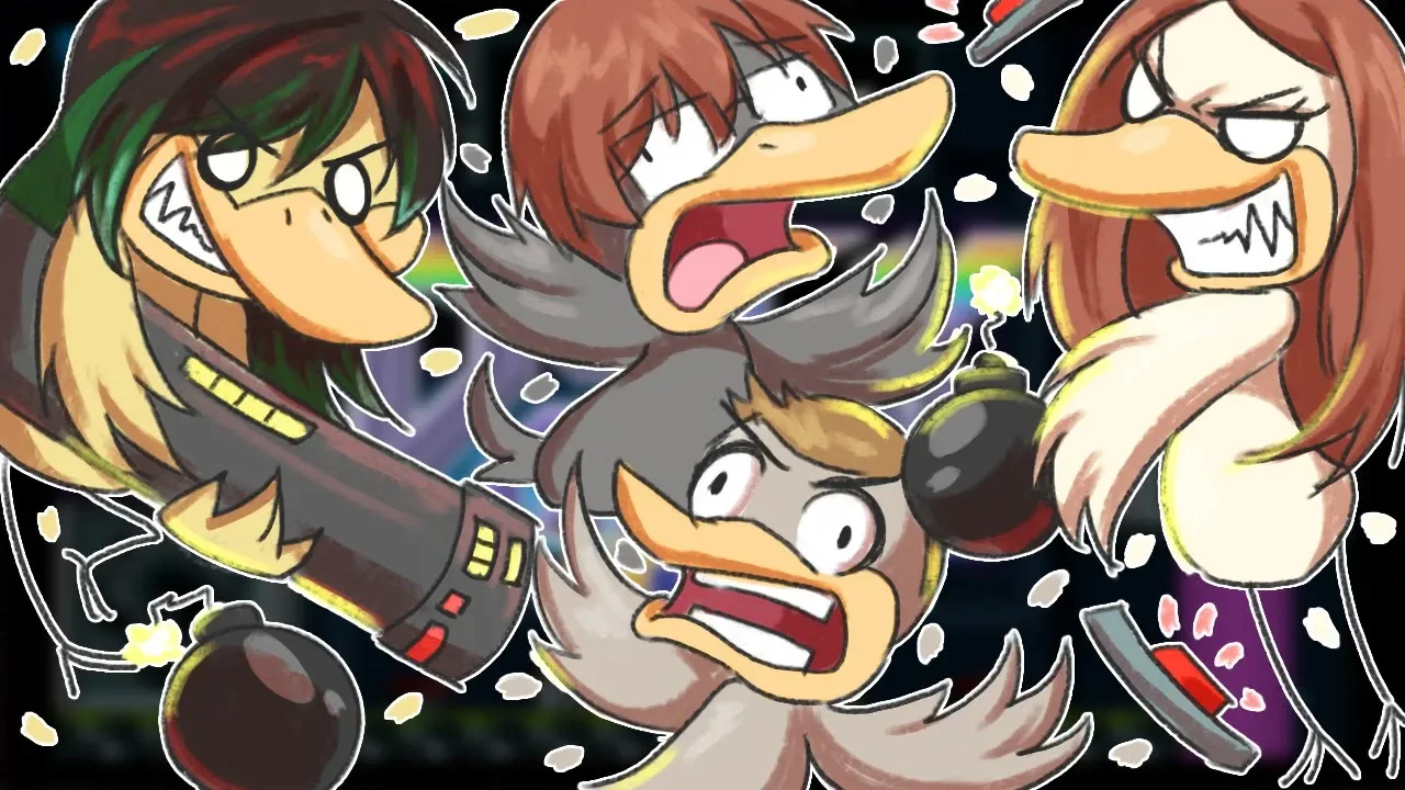 MADSEN ÆNDERNE | Duck Game m. Kaja og Gamle